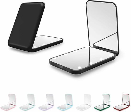 Compact mirror with light - compact,